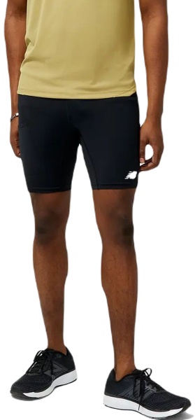 Shorts de tennis pour hommes New Balance Accelerate 8 Inch 1/2 Tight - black