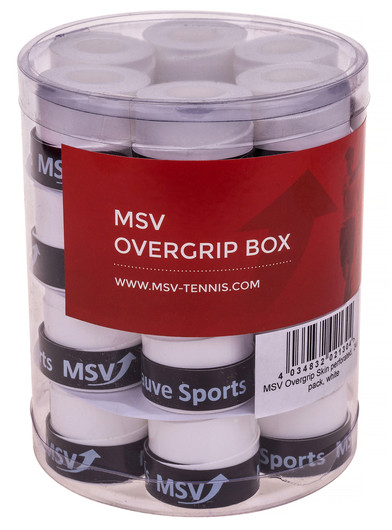 Omotávka MSV Skin Overgrip white 24P