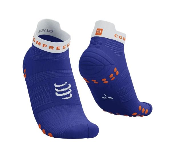 Tennissocken Compressport Pro Racing v4.0 Run Low 1P - Blau