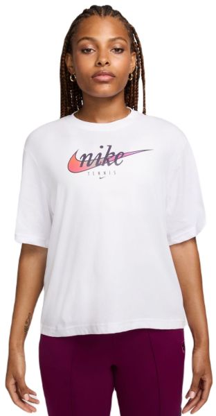 Women's T-shirt Nike Slam Dri-Fit Tennis - White