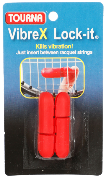 Antivibrazioni Tourna Vibrex Lock-it 2P - Rosso