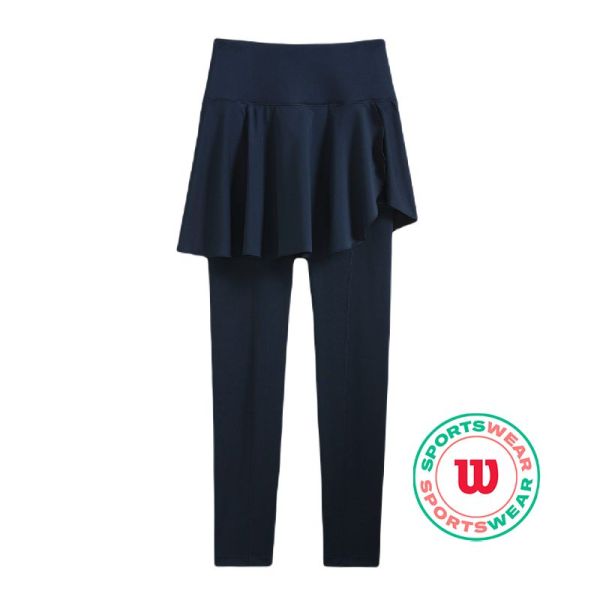 Teniso sijonas moterims Wilson Doubles Tight - Mėlynas