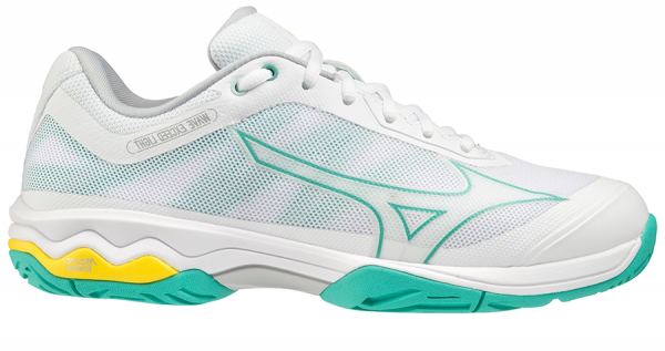 Mizuno Wave Exceed Light AC - white/turquoise/high visibility yellow