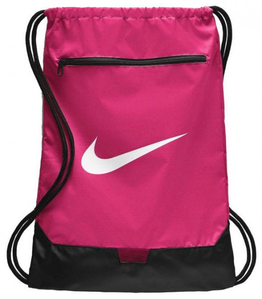 Tennisrucksack Nike Brasilia Gymsack - rush pink/rush pink/white