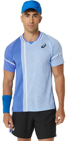 Herren Tennis-T-Shirt Asics Match Actibreeze Short sleeve Top - sapphire
