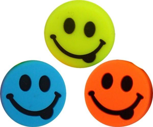 Vibration dampener Pro's Pro Funny Face Damper Happy 3P - Multicolor