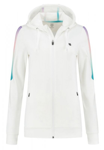 Teniso džemperis moterims K-Swiss Hypercourt Express Jacket 2 W - white