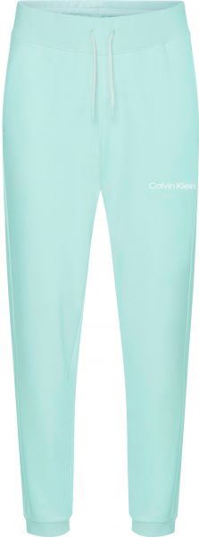 Pantalones de tenis para mujer Calvin Klein Knit Pants - blue tint