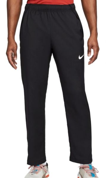 Herren Tennishose Nike Dri-Fit Woven Team Training Trousers M - black/black/white