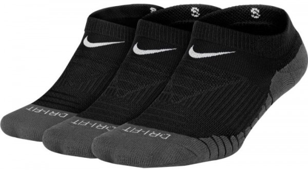  Nike Youth Dry Cushioned No Show - 3 pary/black