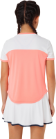 Тениска за момичета Asics Tennis Short Sleeve Top - guava/brilliant white Тениска за момичета Asics Tennis Short Sleeve Top - guava/brilliant white