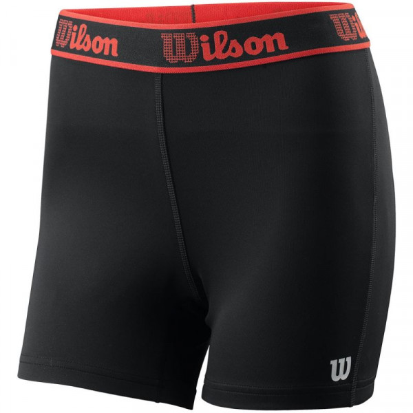Damen Tennisshorts Wilson W Compression Base 2.5 Short - black
