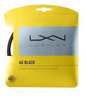 Tennisekeeled Luxilon 4G Black 125 (12,2 m) - black