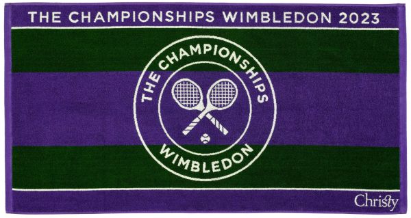 Törölköző Wimbledon Championship Towel - green/purple
