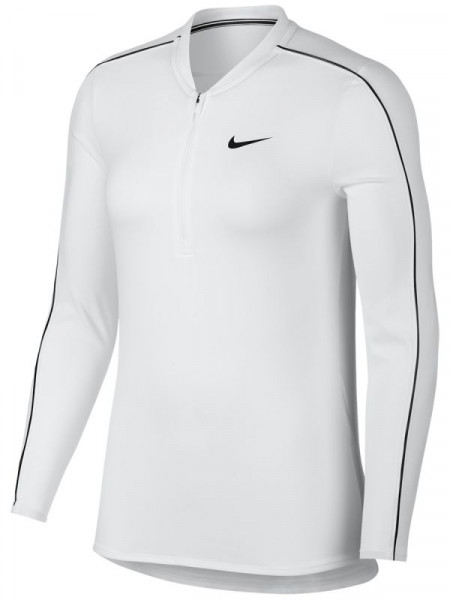  Nike Court Women Dry 1/2 Zip Top - white/black