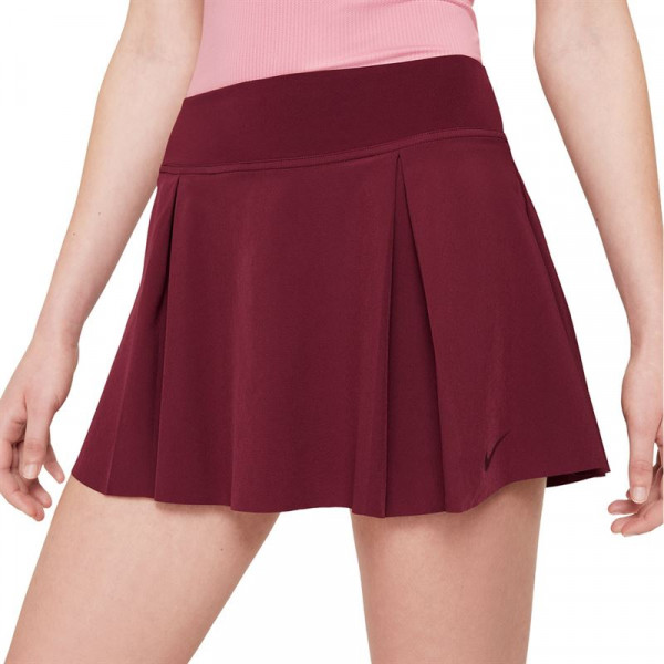  Nike Club Short Tennis Skirt W - dark beetroot/dark beetroot