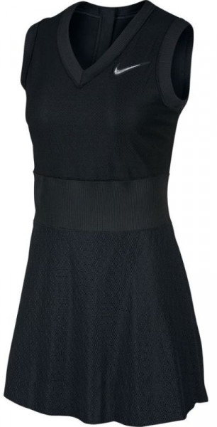  Nike Court Slam Women's Tennis Dress LN - black/white