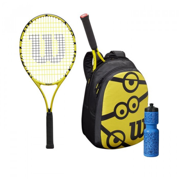  Wilson Minions Jr 25/Backpack/Bottle Kit - yellow/black/black