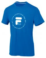 Herren Tennis-T-Shirt Fila T-Shirt Lasse - simply blue