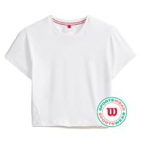 Γυναικεία Μπλουζάκι Wilson T-Shirt Match Point Lite - Λευκός