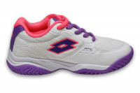 Tenisice za djecu Lotto Mirage 600 Allround Junior - all white/bellflower/neon magenta Tenisice za djecu Lotto Mirage 600 Allround Junior - all white/bellflower/neon magenta