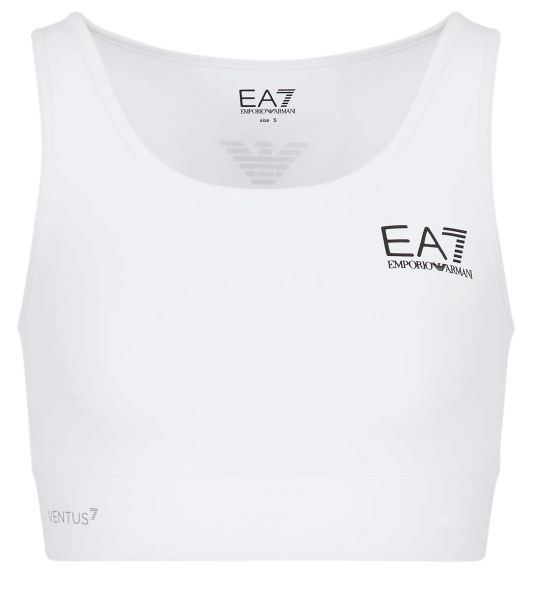  EA7 Woman Jersey Sport Bra - white