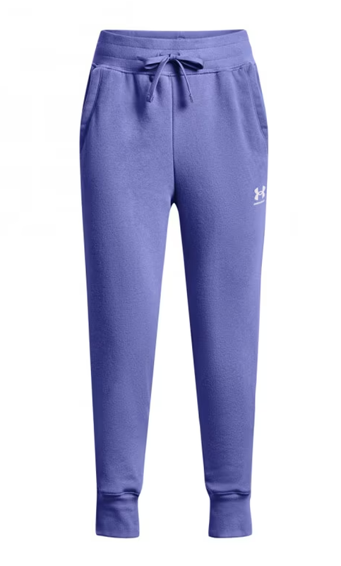 Girls' trousers Under Armour Girls' UA Rival Fleece LU Joggers - baja  blue/white, Tennis Zone