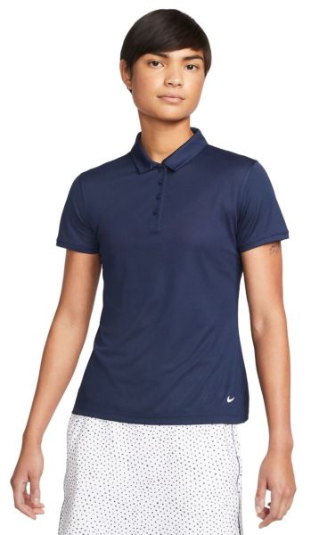 Polo marškinėliai moterims Nike Dri-Fit Victory Golf Polo - Mėlynas