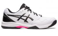 Vīriešiem tenisa apavi Asics Gel-Dedicate 7 - white/hot pink