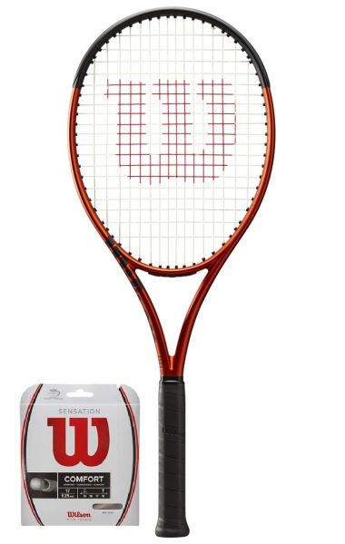 Tennis racket Wilson Burn 100ULS V5.0 - strung