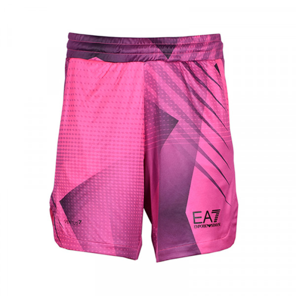  EA7 Man Jersey Shorts - pink fluo