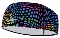 Čelenka Nike Dri-Fit Swoosh Headband 2.0 - black/dynamic turq/silver