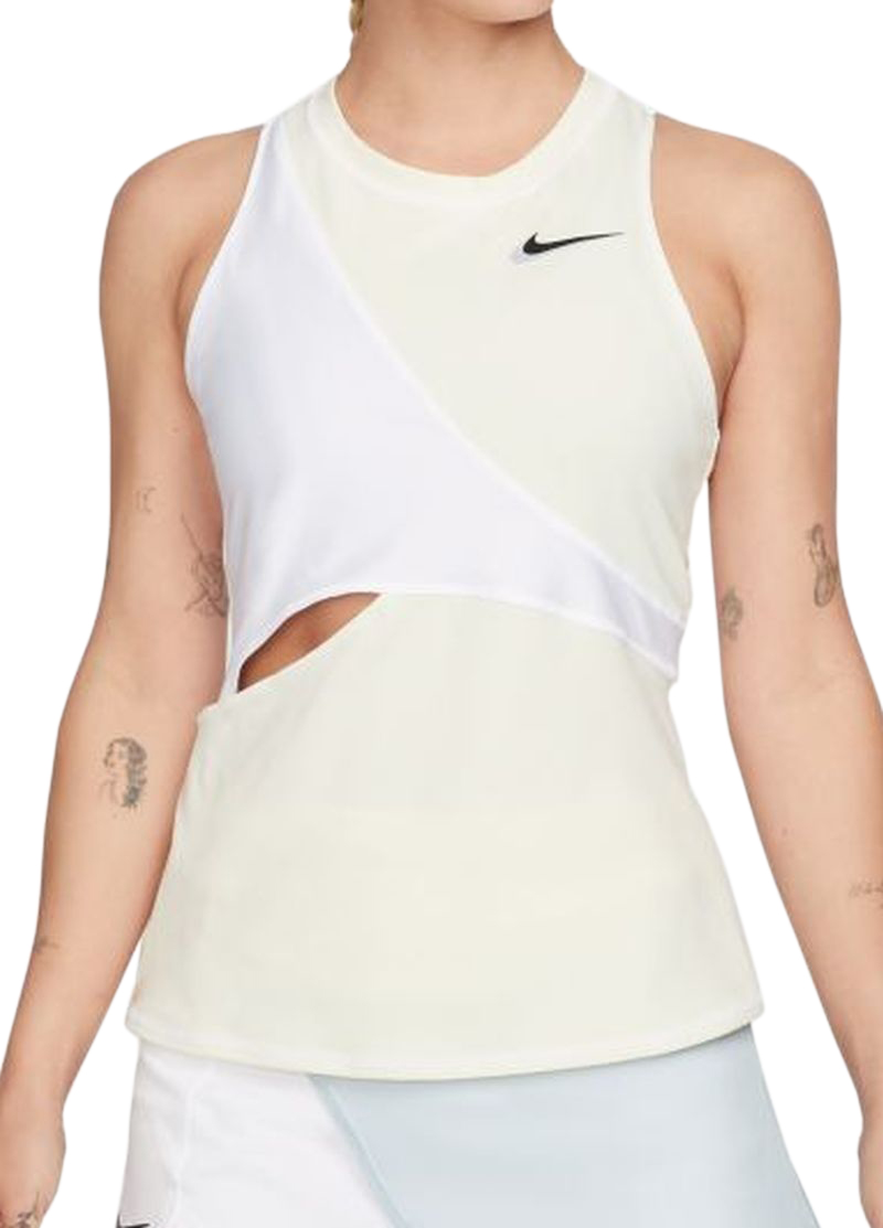 Női tenisz top Nike Court Dri-Fit Slam Tennis Tank W - coconut