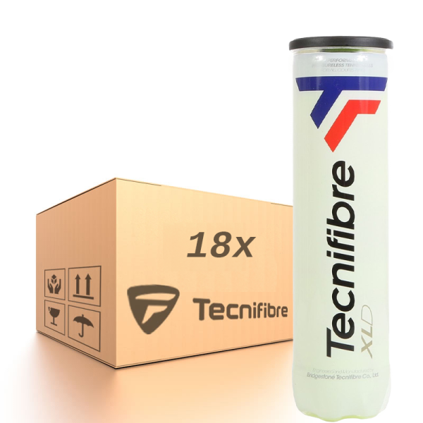 Caja de pelotas de tenis Tecnifibre XLD - 18 x 4B