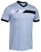 T-shirt da uomo Joma Court Short Sleeve T-Shirt - Bianco, Blu, Turchese
