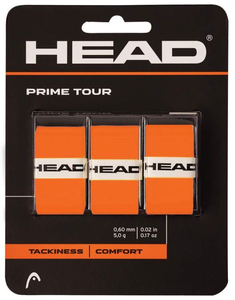 Tenisa overgripu Head Prime Tour (3P) - orange