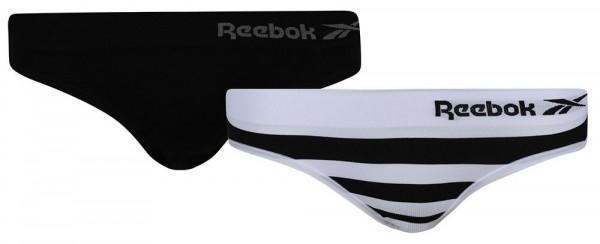 Damen Unterhosen Reebok Womens Seamless Brief RAINA 2P - grey marl/white/stripe