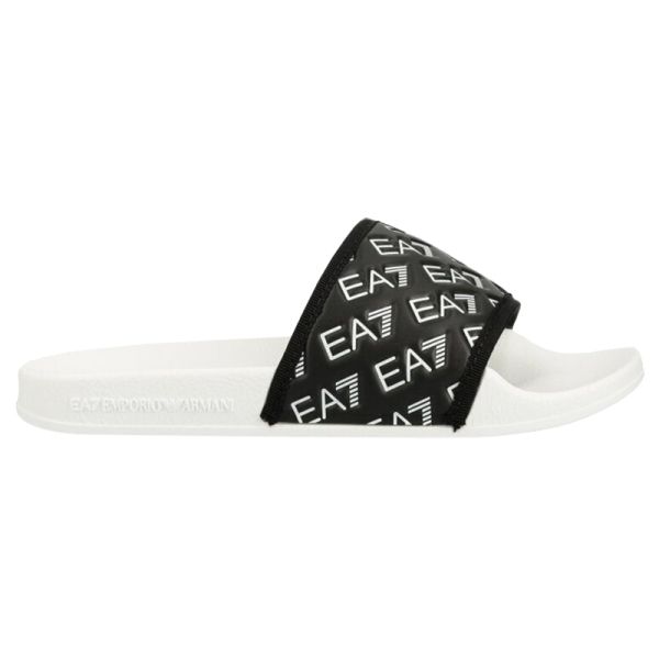 Šlepetės EA7 Shoes Beachwear - black/white