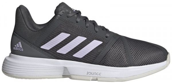  Adidas CourtJam Bounce W - grey six/purple tint/white