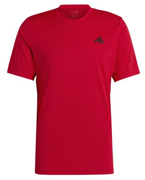 Herren Tennis-T-Shirt Adidas Club Tennis Tee - better scarlet