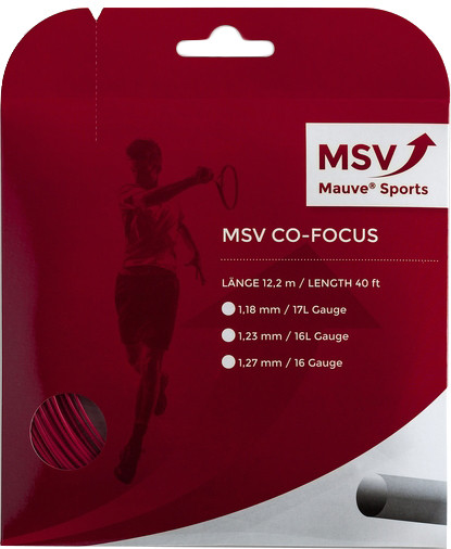 Tennisekeeled MSV Co. Focus (12 m) - red