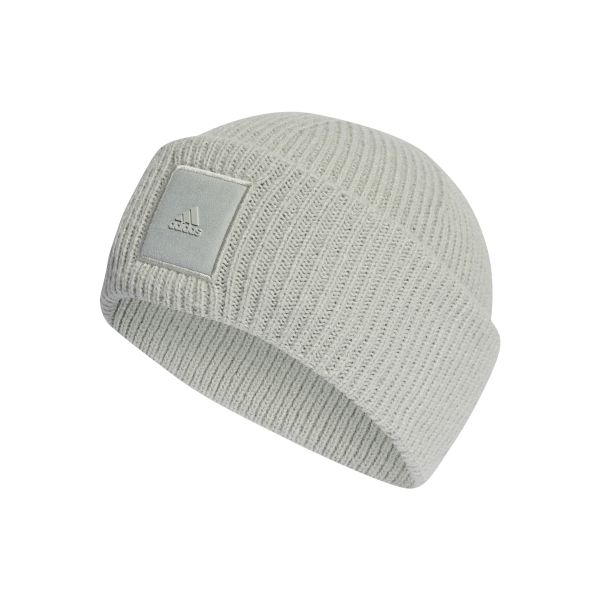 Zimní čepice Adidas Wide Cuff Beanie - wonder silver