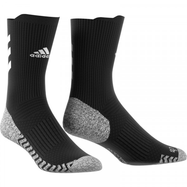  Adidas Alphaskin Crew Socks 1P - black/white/white