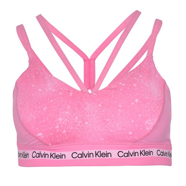 Women's bra Calvin Klein Low Support Sports Bra - rosebloom