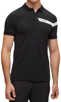 Polo marškinėliai vyrams BOSS x Matteo Berrettini Slim-fit Paule Polo Shirt - black Polo marškinėliai vyrams BOSS x Matteo Berrettini Slim-fit Paule Polo Shirt - black