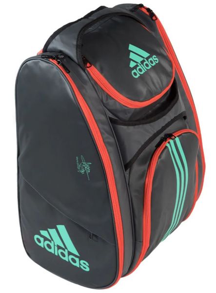 Padelio krepšys Adidas Multigame Racket Bag - anthracite/turbo red