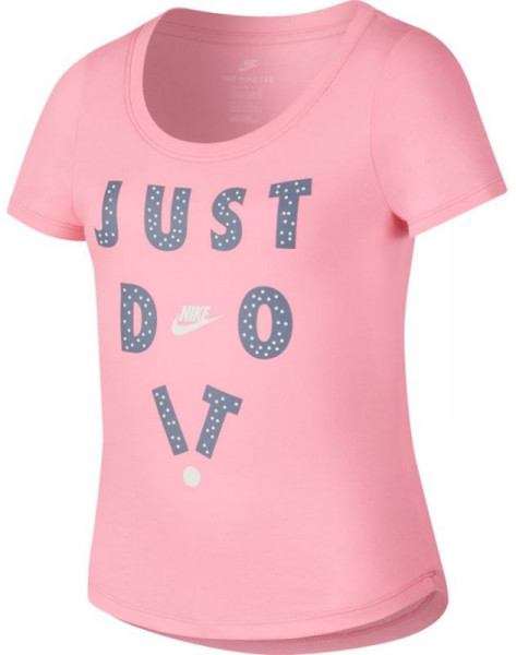  Nike Swoosh Tee Scoop Just Do It - pink