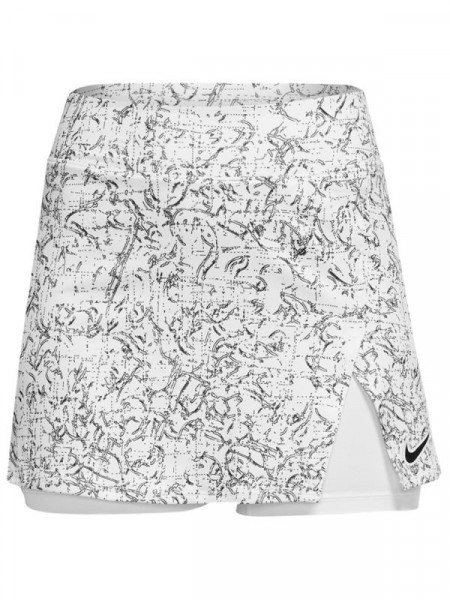  Nike Court Victory Skirt STR Printed W - white/black