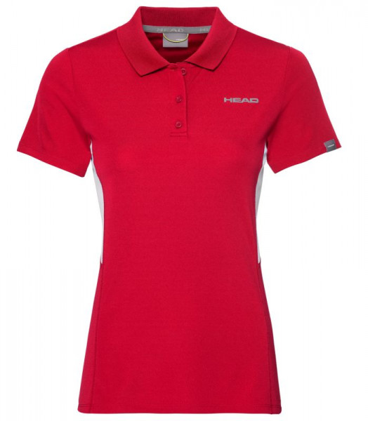 Koszulka dziewczęca Head Club Tech Polo Shirt - red