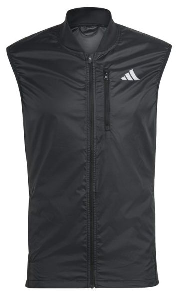 Pánske vesty Adidas Running Jacket - black